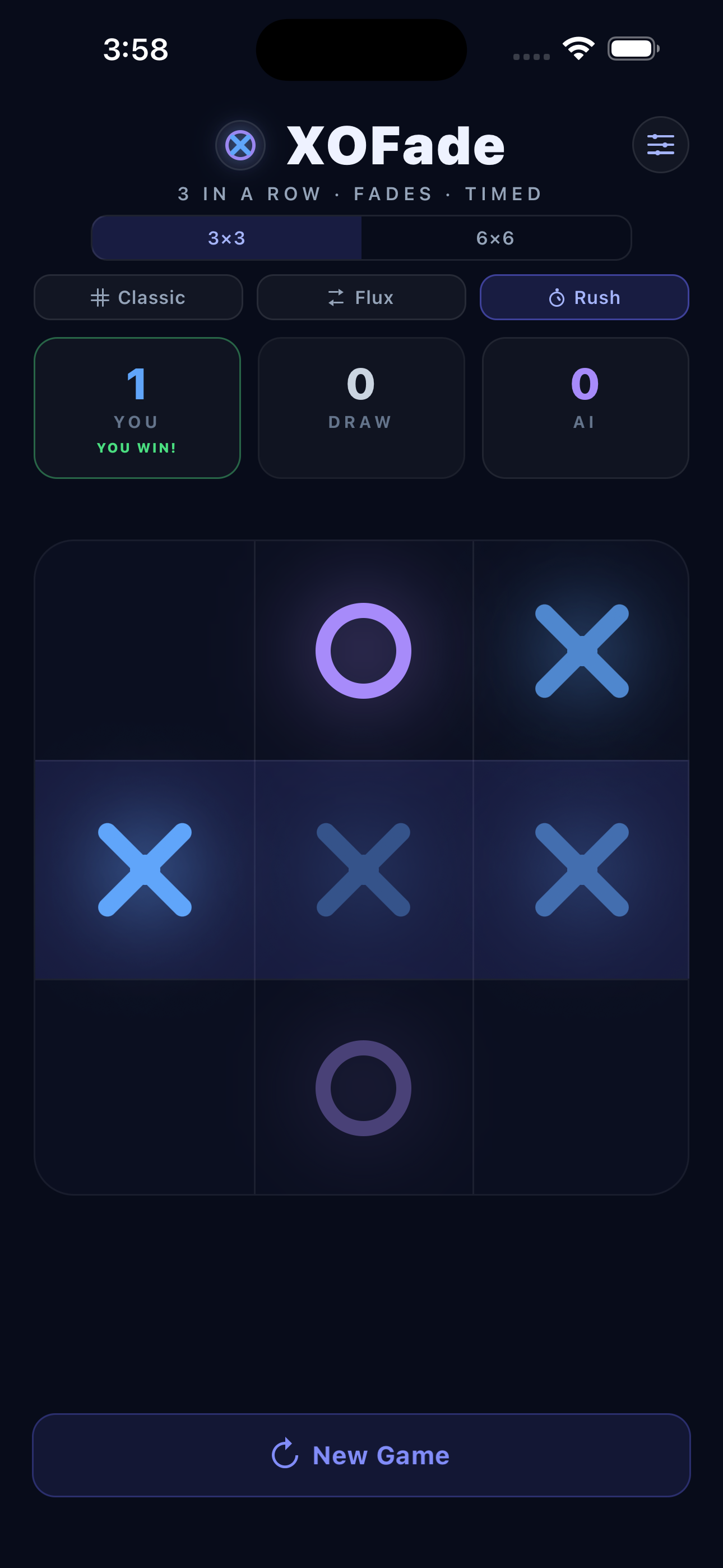 3x3 Rush mode win